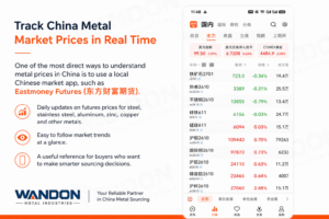 Metal price from China 